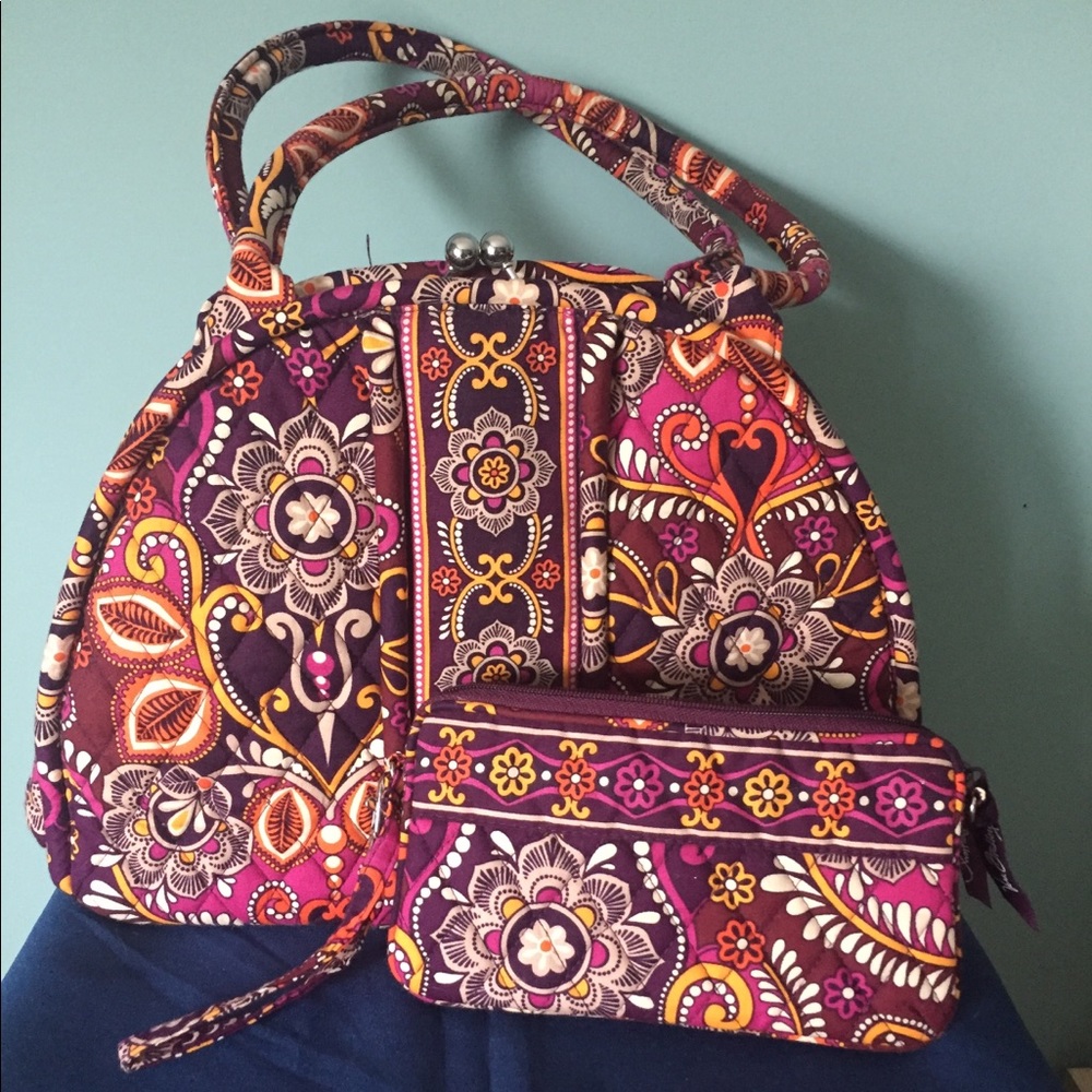 Vera Bradley Purse and Wristlet